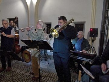 Hranická muzejní noc / fotogalerie / Hranická muzejní noc - vystoupení skupiny Olomoucký Dixieland Jazz Band, foto: Jiří Necid