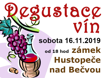 Degustace vín z Hustopečských hor / fotogalerie / Pozvánka