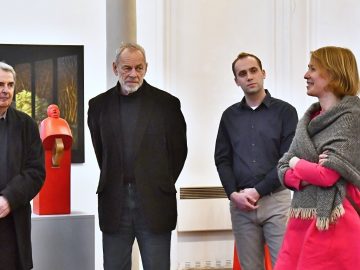 Oldřich Šembera & Jiří Žlebek – Obrazy a sochy / fotogalerie / Vernisáž výstavy Oldřich Šembera / Jiří Žlebek - obrazy / sochy, foto: Jiří Necid