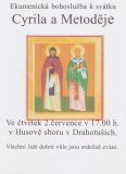 Ekumenická bohoslužba k svátku Cyrila a Metoděje