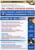 106. výročí státního svátku Den vzniku samostatného československého státu