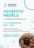 Adventní neděle v lázeňském domě Moravan