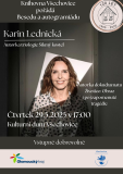 Beseda a autogramiáda s Karin Lednickou