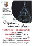 Rozsvícení stromu v Drahotuších